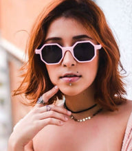 Load image into Gallery viewer, Vintage Small hexagon Sunglasses